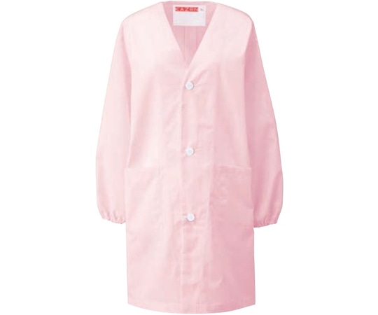 KAZEN 給食衣(シングル型) ピンク 5号 397-93 5 1枚(ご注文単位1枚)【直送品】