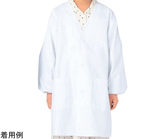 KAZEN 給食衣(シングル型) 白 7号 397-90 7 1枚(ご注文単位1枚)【直送品】