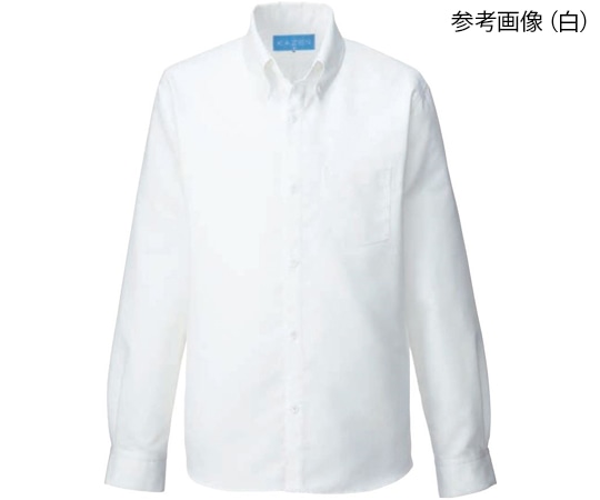 KAZEN メンズシャツ 白 3L 610-10 3L 1枚（ご注文単位1枚）【直送品】