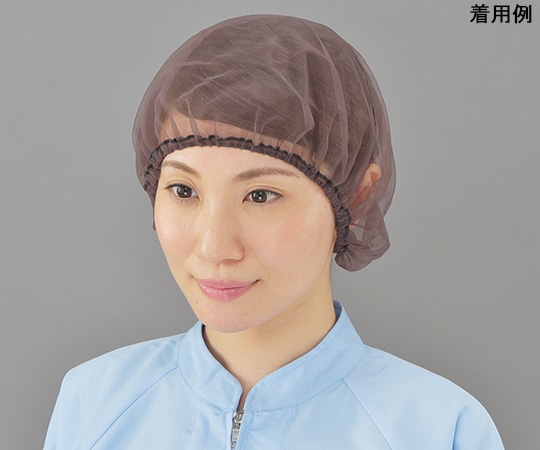 ホワイトマックス ヘアーネット キャッピー 1-3 茶 200枚入  1ケース（ご注文単位1ケース）【直送品】