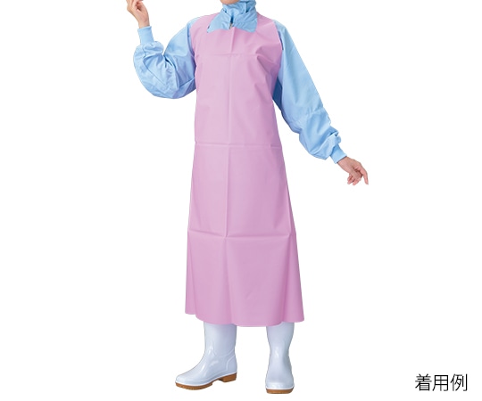 ホワイトマックス レッジェーロン ウレタンエプロン ピンク S E-50 P S 1枚（ご注文単位1枚）【直送品】