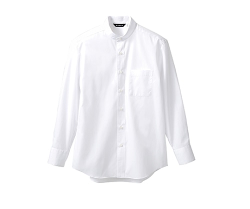 住商モンブラン シャツ 男女兼用 長袖 白 BS2591-2 LL 1枚（ご注文単位1枚）【直送品】