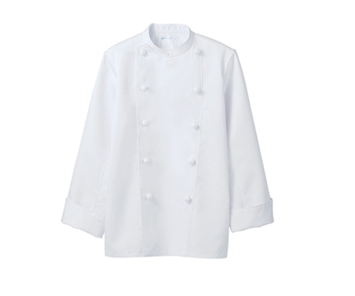 住商モンブラン コックコート 男女兼用 長袖 白 RT6621-2 S 1枚（ご注文単位1枚）【直送品】