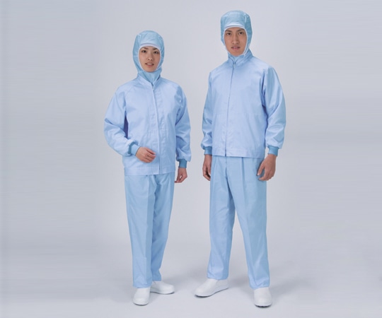 アズワン ジャケット(男女共用) 常温タイプ XL サックスブルー FX70961R 1着(ご注文単位1着)【直送品】