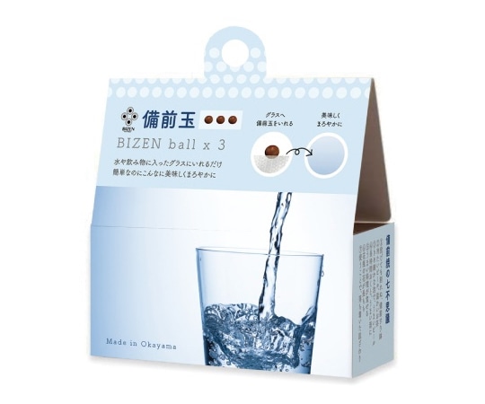 ロジック 備前玉 3個入(水/飲み物) LG-BIZEN-DRINK 1箱（ご注文単位1箱）【直送品】