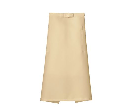 FACE ソムリエエプロン ベージュ フリー FK7165-1 1枚（ご注文単位1枚）【直送品】