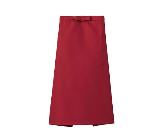 FACE ソムリエエプロン レッド フリー FK7165-3 1枚（ご注文単位1枚）【直送品】