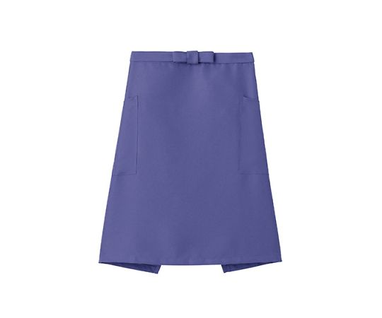 FACE ミドルエプロン ブルー フリー FK7166-7 1枚（ご注文単位1枚）【直送品】