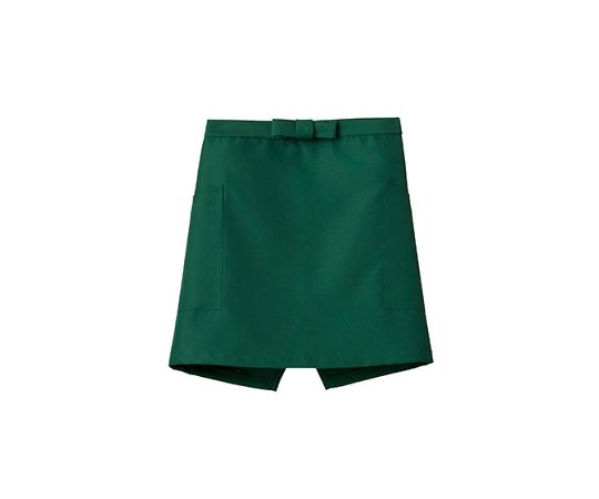 FACE ショートエプロン グリーン フリー FK7167-4 1枚（ご注文単位1枚）【直送品】