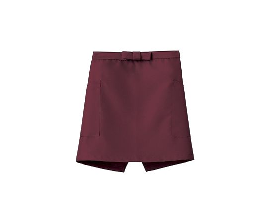 FACE ショートエプロン ワイン フリー FK7167-23 1枚（ご注文単位1枚）【直送品】