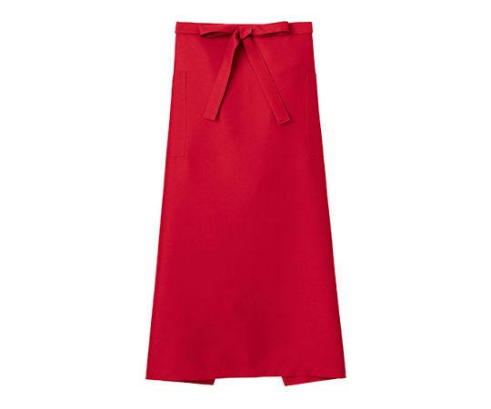 FACE ソムリエエプロン レッド フリー FK7169-3 1枚（ご注文単位1枚）【直送品】