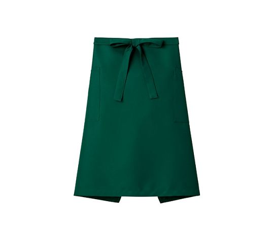 FACE ミドルエプロン グリーン フリー FK7170-4 1枚（ご注文単位1枚）【直送品】