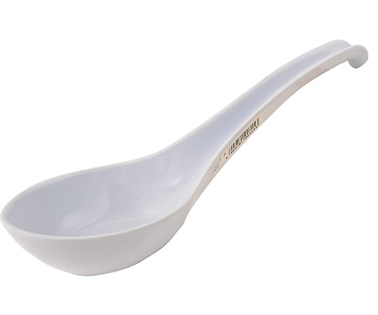 WIZ'A(アークランドサカモト) 千羽鶴 メラミン レンゲスプーン DX白 大 0315 1個（ご注文単位1個）【直送品】