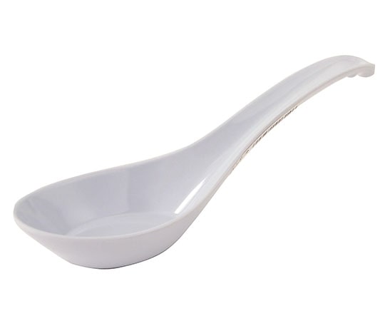 WIZ'A(アークランドサカモト) 千羽鶴 メラミン レンゲスプーン DX白 小 0314 1個（ご注文単位1個）【直送品】