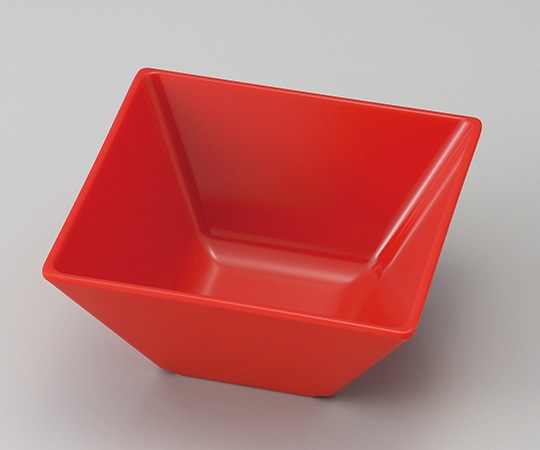 エンテック スクエアボウル 10 赤 SP-10R 1個（ご注文単位1個）【直送品】