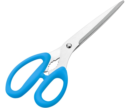 下村工業 プログレード 焼肉ハサミ240 青 PG-408 1個（ご注文単位1個）【直送品】