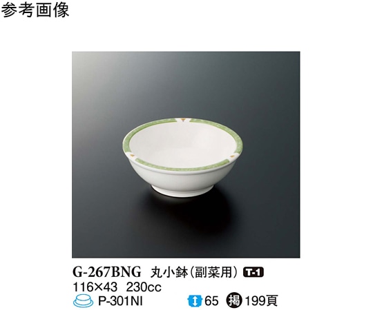 スリーライン 丸小鉢 バランスナビ 10個入 G-267BNG 1袋（ご注文単位1袋）【直送品】