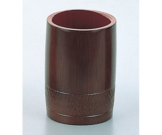 萬洋 竹製朱塗箸立 23-510 1個（ご注文単位1個）【直送品】