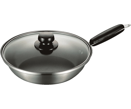 フジノス IH対応 ガラス蓋付 24cmマルチパン EMLM-06 1個（ご注文単位1個）【直送品】