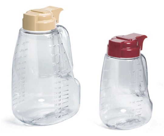 アズワン PCジュース&ドレッシングディスペンサー 小 ベージュ L32 1本（ご注文単位1本）【直送品】