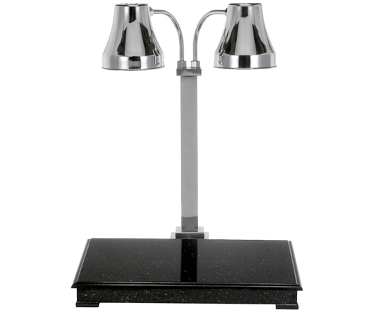 アズワン ヒートランプウォーマー(御影石スタンド)2灯式 SMZ282 1個（ご注文単位1個）【直送品】