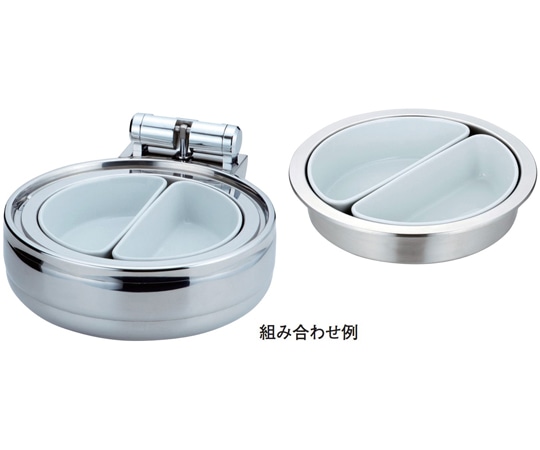 アズワン MM 半月型インサート陶器(1個) 36000001 1個(ご注文単位1個)【直送品】