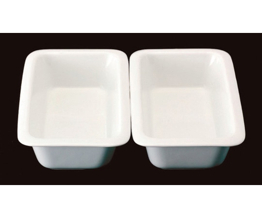 アズワン 角型スマートチェーフィング専用陶器 2分割(1セット)1セット(2個入) JW-600X2 1セット（ご注文単位1セット）【直送品】