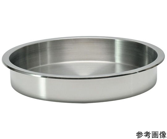 アズワン 丸型 18-8ステンレスフードパン L 11201(L) 1個（ご注文単位1個）【直送品】