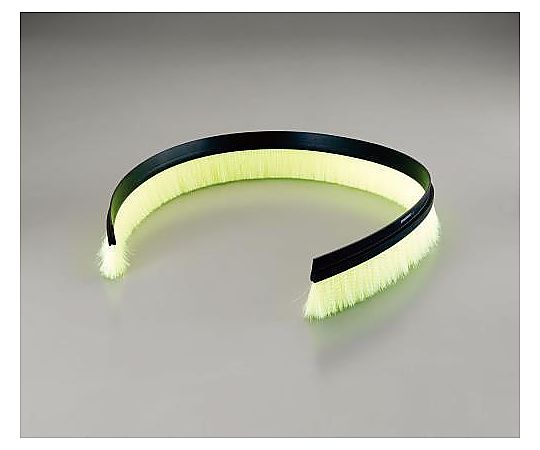 エスコ 60mmx5.0m シールブラシ(PP/黒) EA979KD-5B 1巻(ご注文単位1巻)【直送品】