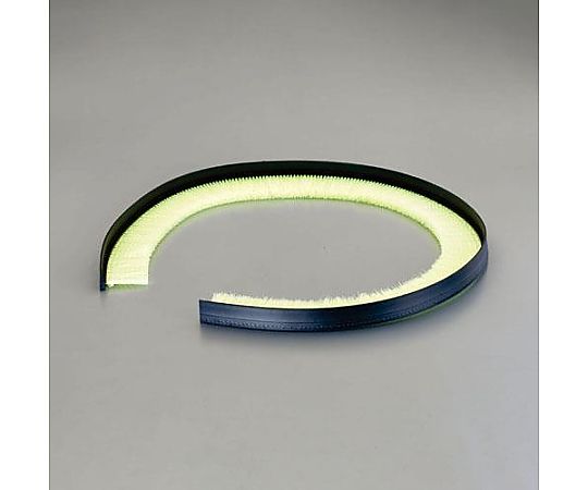 エスコ 40mmx5.0m シールブラシ(PP/黒) EA979KK-5B 1巻(ご注文単位1巻)【直送品】