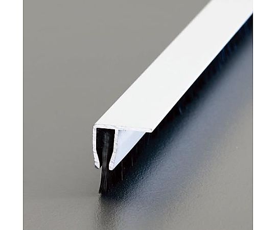 エスコ 25mmx1.0m シールブラシ(ナイロン/白) EA979LK-100 1巻(ご注文単位1巻)【直送品】