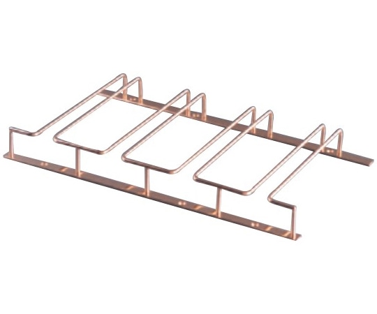 アズワン グラスフレーム 4連(24金メッキ)  1個（ご注文単位1個）【直送品】