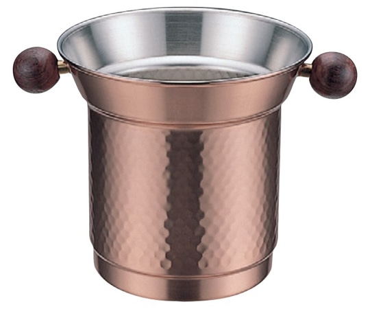 新光金属 銅シャンパンワインクーラー(槌目入) S-5480 1個（ご注文単位1個）【直送品】