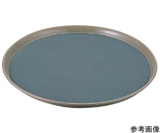 アズワン ノンスリップフードトレー(ABS) 14インチ ベージュ φ350mm  1個（ご注文単位1個）【直送品】