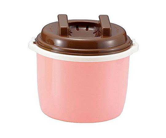 川﨑合成樹脂 レンジdeごはん ピンク MW-020 1個（ご注文単位1個）【直送品】