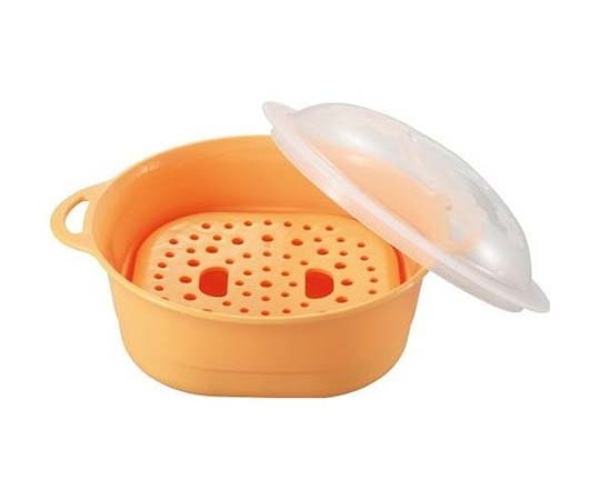 川﨑合成樹脂 レンジdeヌードル オレンジ MW-003 1個(ご注文単位1個)【直送品】