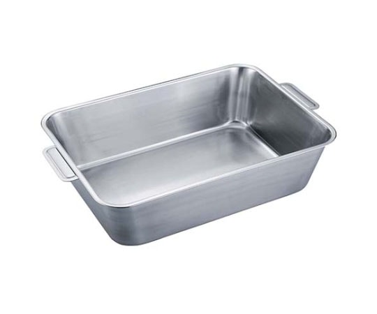 三宝産業（YUKIWA） UK 18-8 深深バット 手付 10枚取(1枚入) 09903311 1個（ご注文単位1個）【直送品】