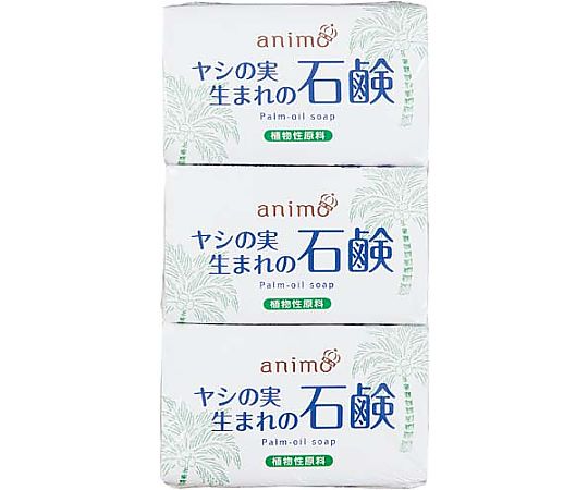 ロケット石鹸 ヤシの実石鹸 80g×3個 806965 1パック(ご注文単位1パック)【直送品】