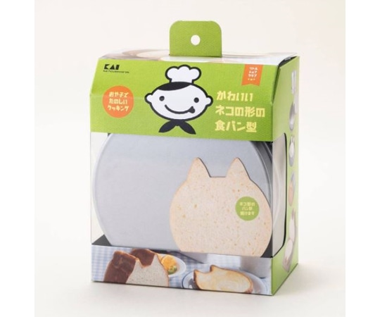 貝印 食パン型 ネコ 000DL7222 1個（ご注文単位1個）【直送品】