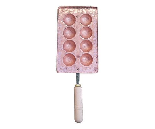 アズワン 明石焼鍋8穴  1個（ご注文単位1個）【直送品】