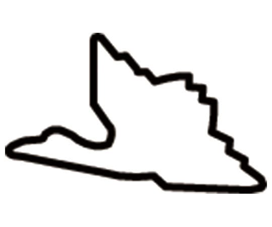 アズワン 生抜 極小 鶴  1個（ご注文単位1個）【直送品】