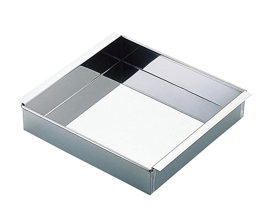 エムテートリマツ 18-0玉子豆腐器 関東型 24×24cm 1個(ご注文単位1個)【直送品】