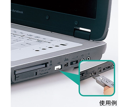 サンワサプライ USBコネクタ取付けセキュリティ SL-46-W 1個(ご注文単位1個)【直送品】