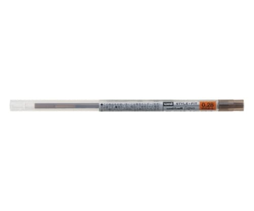 三菱鉛筆 スタイルフィット ゲルインクボールペン リフィル 0.28mm ブラウンブラック UMR-109-28.22 1本(ご注文単位1本)【直送品】