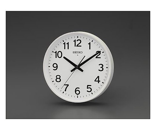 エスコ φ310mm [電波]掛時計 EA798CC-55A 1個(ご注文単位1個)【直送品】