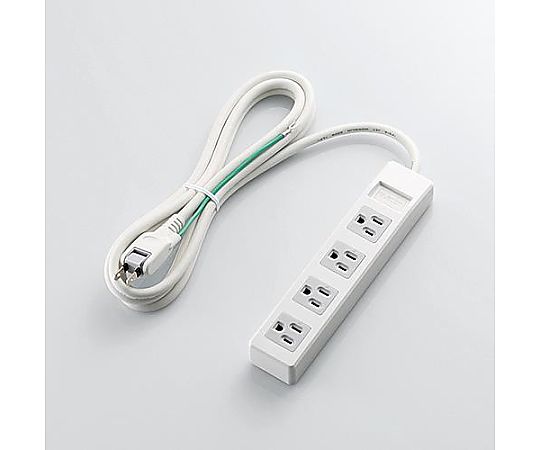 エレコム AC125V/15Ax2.5m タップ(4口) EA815GL-39F 1個(ご注文単位1個)【直送品】