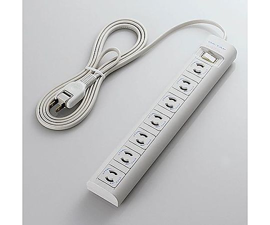 エレコム AC125V/15Ax 2m タップ(7口・雷サージ・マグネット付) EA815GL-44AA 1個(ご注文単位1個)【直送品】