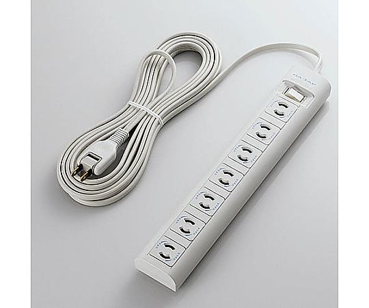 エレコム AC125V/15Ax 5m タップ(7口・雷サージ・マグネット付) EA815GL-44BA 1個(ご注文単位1個)【直送品】