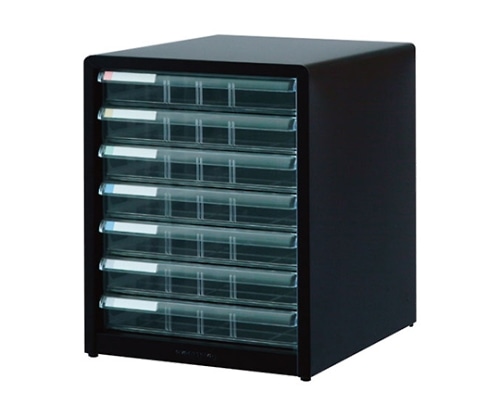 ナカバヤシ アバンテV2 レターケース  A4/浅型7段 ブラック AL-77/A AL-77-クロ/A 1個(ご注文単位1個)【直送品】