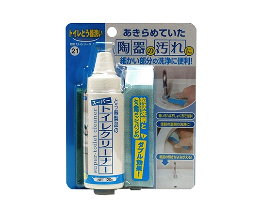 日本ミラコン産業 とう器製品用 スーパートイレクリーナー 120g MS-121 1セット(ご注文単位1セット)【直送品】